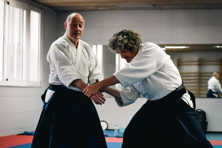 Lorenzo Coll Sensei. Seishin Aikido Mallorca. Uke: Manuel Santiago Ruiz.