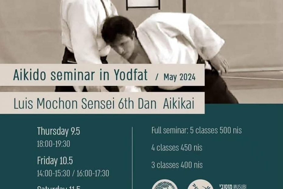 Luis Mochon Sensei. Israel 2024. Aikido.