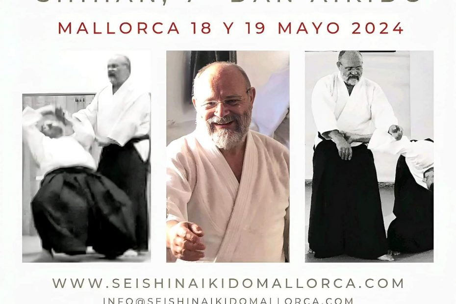 Pepe Jesús García Shihan. 7º Dan de Aikido. Seishin Aikido Mallorca.
