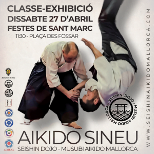 Exhibición de Aikido en Sineu. Seishin Aikido Mallorca.
