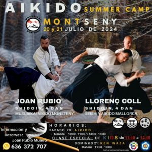 Seminario de Aikido. Lorenzo Coll. Joan Rubio.