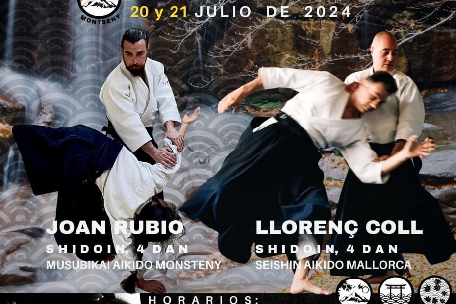 Joan Rubio Sensei, Lorenzo Coll Sensei, Aikido SummerCamp.